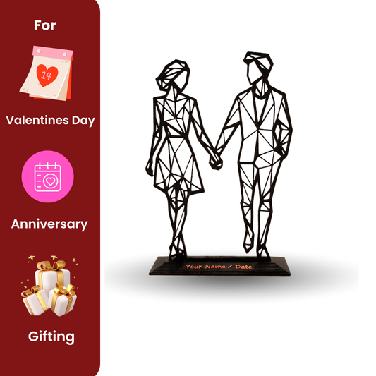 Customised Geometrical Couple Stand